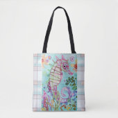 Zeepaardje en zeeflap tote bag (Voorkant)