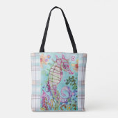 Zeepaardje en zeeflap tote bag (Achterkant)
