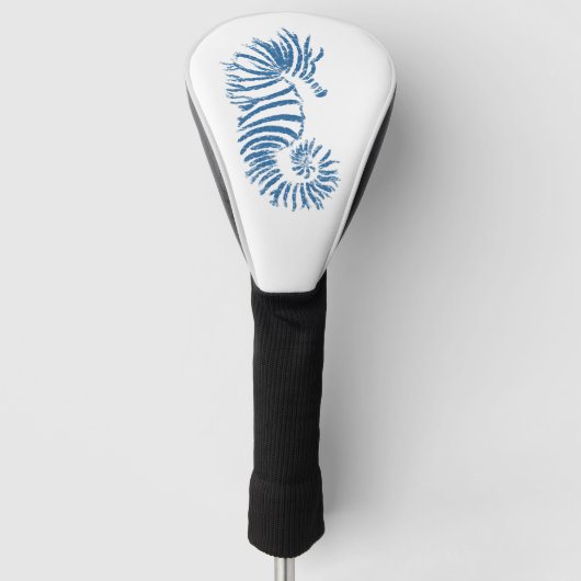 Zeepaardje golfheadcover (Voorkant)