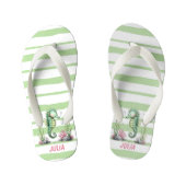 Zeepaardje in de Tuin van de Getijden Kinder Teenslippers (Voetbed)