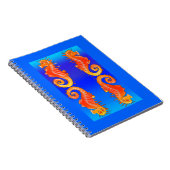 Zeepaardje in felle kleuren notitieboek (Rechterzijde)
