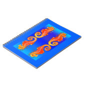 Zeepaardje in felle kleuren notitieboek (Linkerzijde)