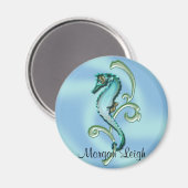 Zeepaardje in het zeewier magneet (Voorkant / Achterkant)