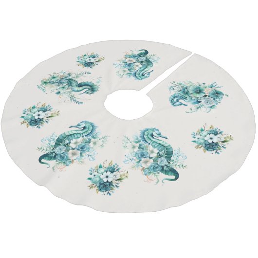 Zeepaardje Kerstboom Rok (Gekanteld)