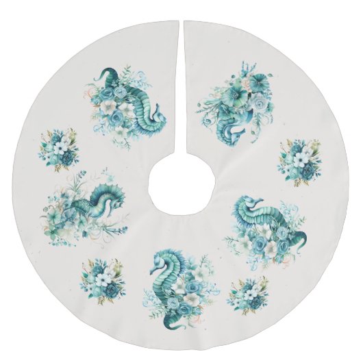 Zeepaardje Kerstboom Rok (Voorkant)