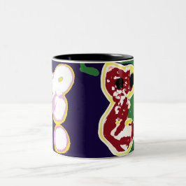 Zeepaardje koele zomer tweekleurige koffiemok