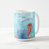 zeepaardje koffiemok (Voorkant rechts)