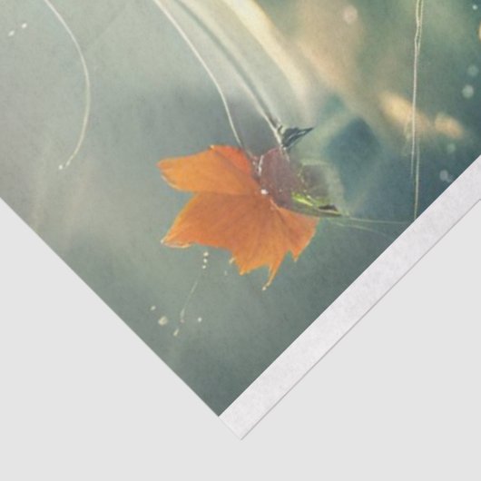 Zeepaardje Levendig gekleurd in Ocean Decoupage Tissuepapier (Detail)