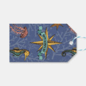 Zeepaardje Marine Ocean Animal Nautical Star Cadeaulabel (Voorkant (Horizontaal))