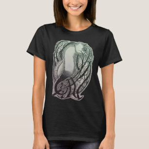 Zeepaardje met gestreepte snuit t-shirt