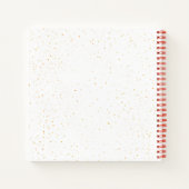 zeepaardje met vlindervleugels citeren bruine teks notitieboek (Achterkant)