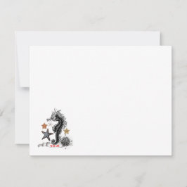 ZEEPAARDJE MET ZEESTER NOTITIEKAARTJE