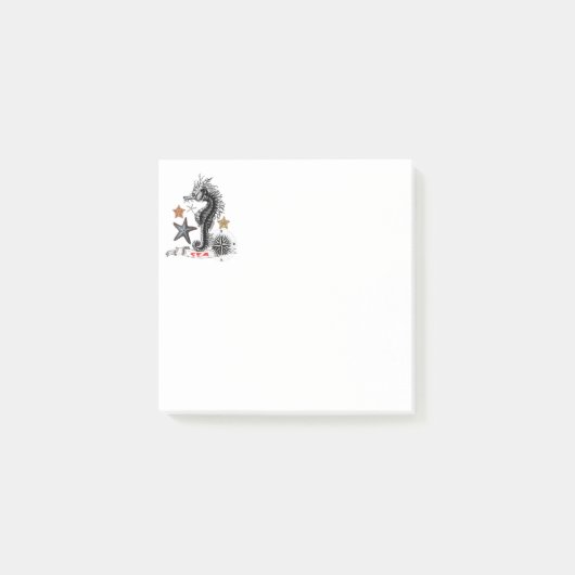 ZEEPAARDJE MET ZEESTER POST-IT® NOTES (Voorkant)