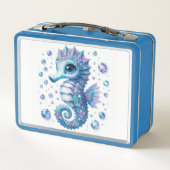 Zeepaardje Metal Lunchbox (Achterkant)