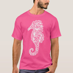 Zeepaardje Nautical Preppy Ocean Beach Deep Zee Di T-shirt