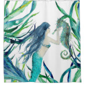 Zeepaardje onder het Zee Douchegordijn (Voorkant)