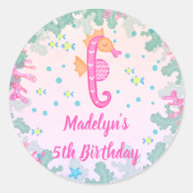 Zeepaardje onder het Zee Verjaardag