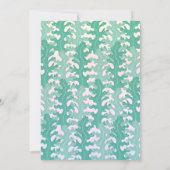 Zeepaardje onder het Zee verjaardagsfeestje Kaart (Achterkant)