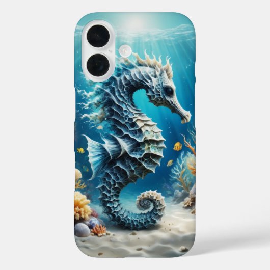 Zeepaardje onder water Case-Mate iPhone case (Achterkant)