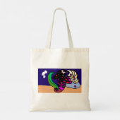 Zeepaardje plezier tote bag (Achterkant)