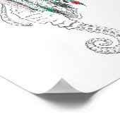 zeepaardje poster (Hoek)