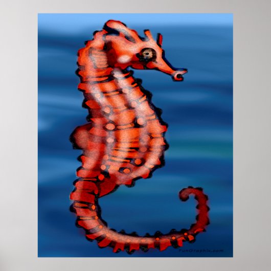 Zeepaardje Poster (Voorkant)
