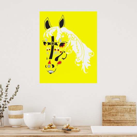 zeepaardje poster (Keuken)