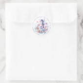  zeepaardje ronde Stickers (Tas)
