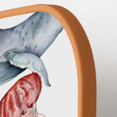 Zeepaardje, scheepswiel, dolfijn, krab, zeeduivel pickleball paddle (Links Detail)