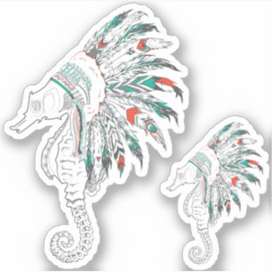 zeepaardje sticker