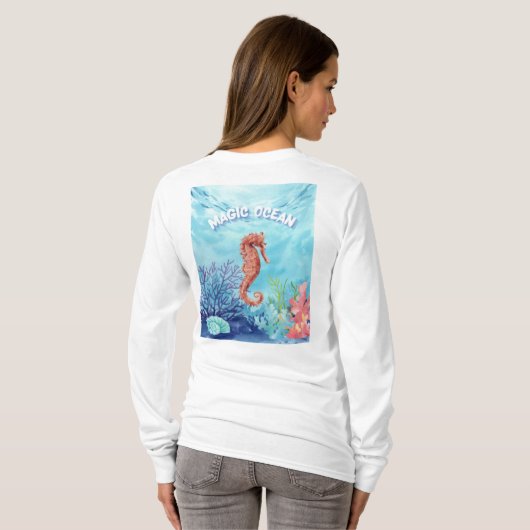 zeepaardje t-shirt (Achterkant volledig)