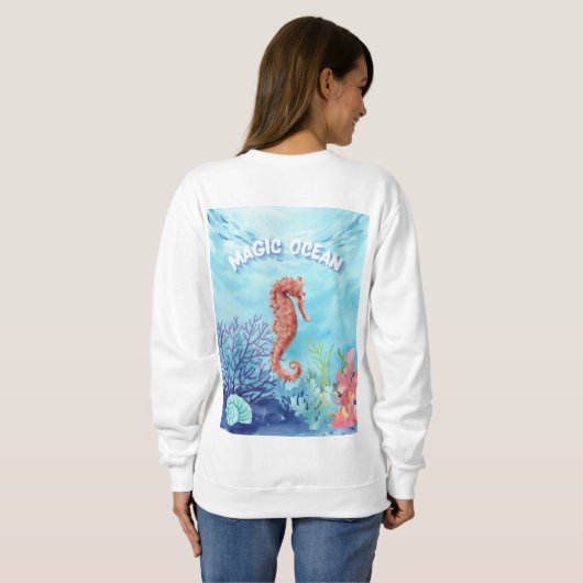 zeepaardje trui (Achterkant volledig)