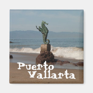 Zeepaardje uit het water; Mexico Souvenir Magneet