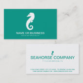 zeepaardje visitekaartje (Voorkant / Achterkant)