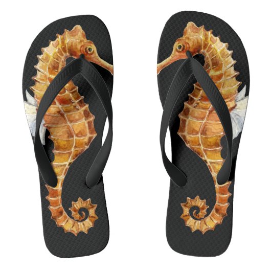 Zeepaardje Vissen Slippers Teenslippers (Voetbed)