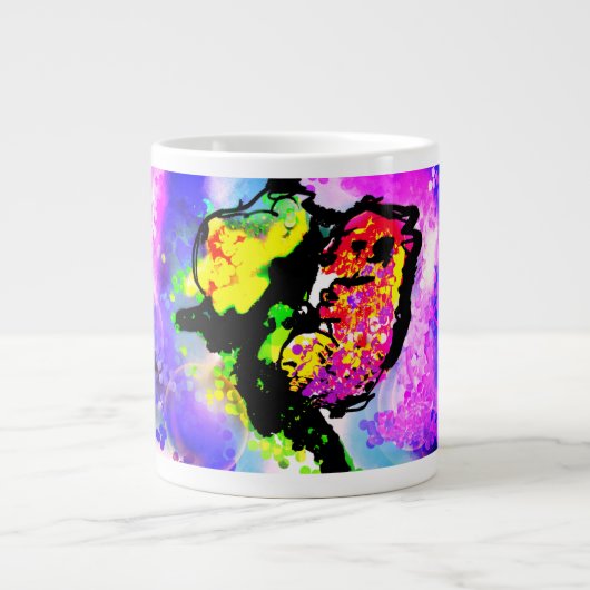 Zeepaardje  vreugde  grote koffiekop (Voorkant)
