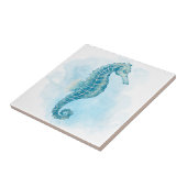 Zeepaardje Waterverf Oceaan Tegeltje (Zijkant)
