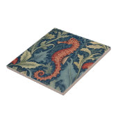 Zeepaardje William Morris style L Aquatic Zee Ocea Tegeltje (Zijkant)
