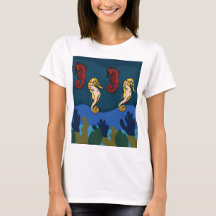 Zeepaardje Zeeleven Oceaan Vis Dier T-shirt