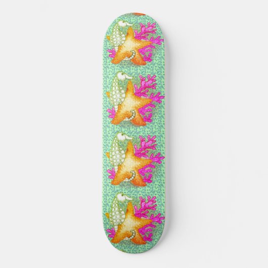 Zeepaardje Zeester Skateboard (Voorkant)