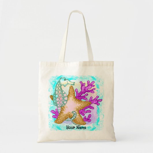 Zeepaardje zeester Vrienden Tote Bag (Voorkant)