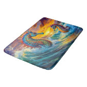 Zeepaardjes bij Sunset Design van Rich AMeN Gill Badmat (Gekanteld)