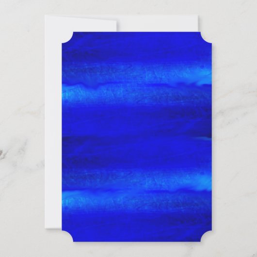 Zeepaardjes Blue Beach Bruiloft uitnodigingen (Achterkant)