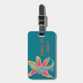 zeepaardjes en bagagelabel van zeestuien (Voorkant verticaal)