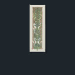 Zeepaardjes en Zeewier, Art Nouveau Canvas Afdruk<br><div class="desc">illustratie bij de nieuwbouw van het mariene leven - fijn kunstontwerp. Een mooie oceaanscène onder water met zee paarden en kelp.</div>