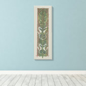 Zeepaardjes en Zeewier, Art Nouveau Canvas Afdruk (Insitu (Houten vloer))