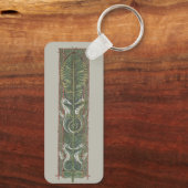 Zeepaardjes en Zeewier,  Art Nouveau Sleutelhanger (Achterkant)