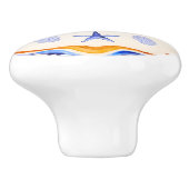 zeepaardjes keramische knop (Zijkant)