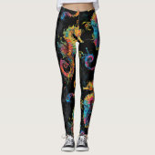 Zeepaardjes leggings (Voorkant)