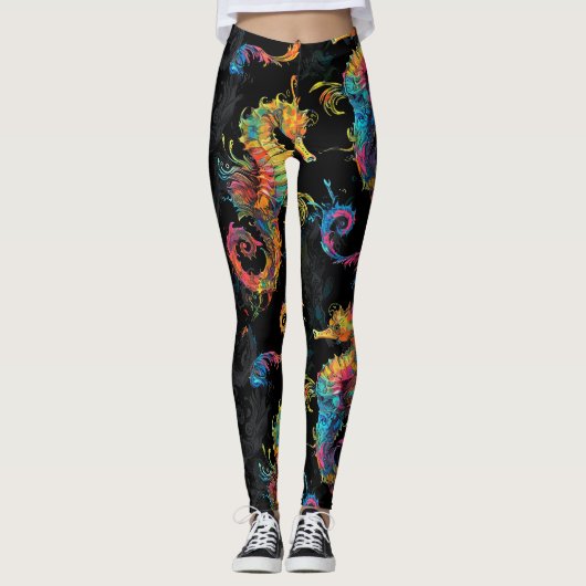 Zeepaardjes leggings (Voorkant)